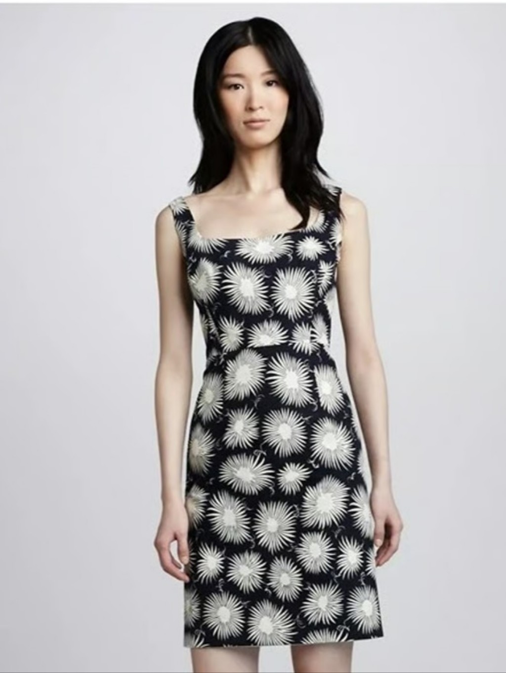 Milly Navy Floral Sydie Dress - Sz 10